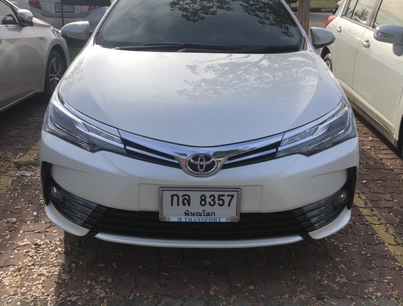 เช่ารถ รถเช่า พิษณุโลก Toyota Altis 2016